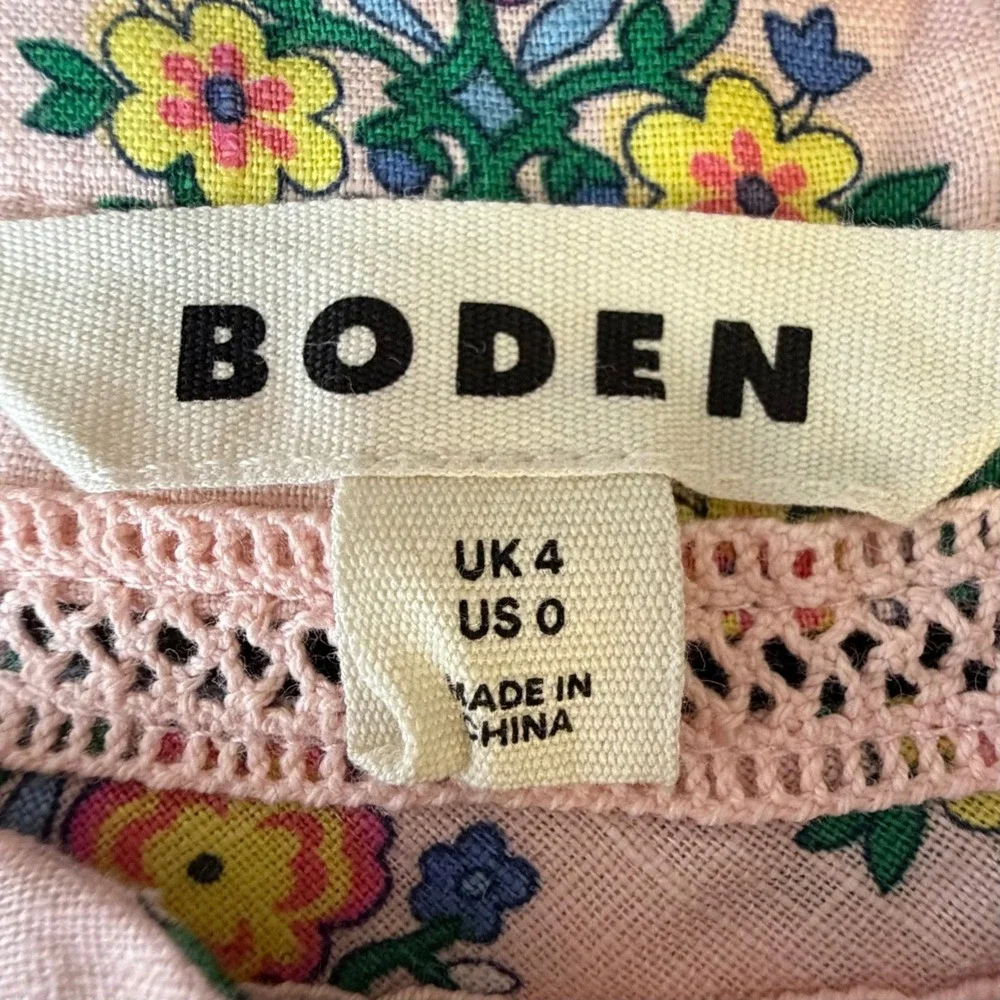 Boden linen button
